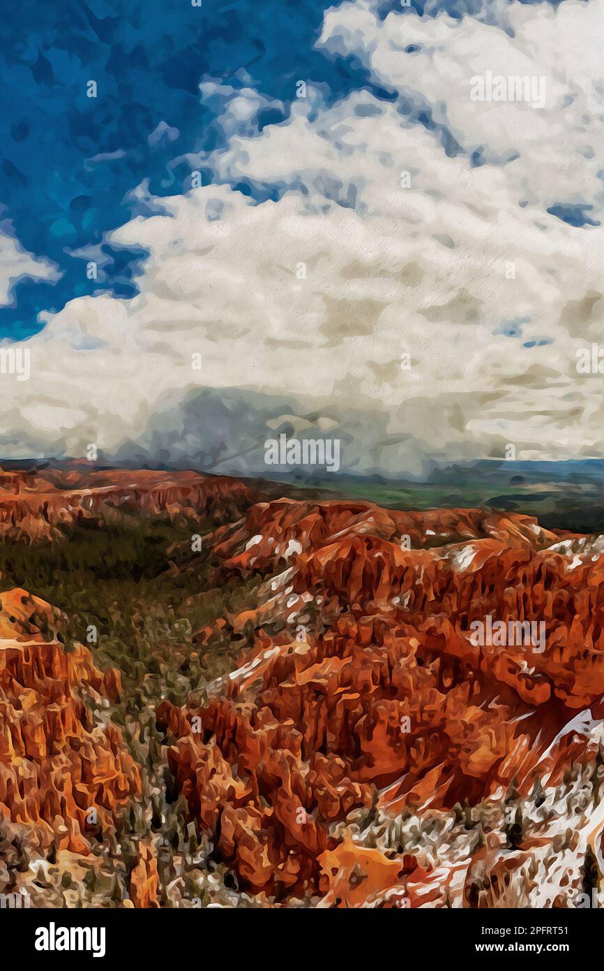 Watercolour painting high angle hi-res stock photography and images - Alamy