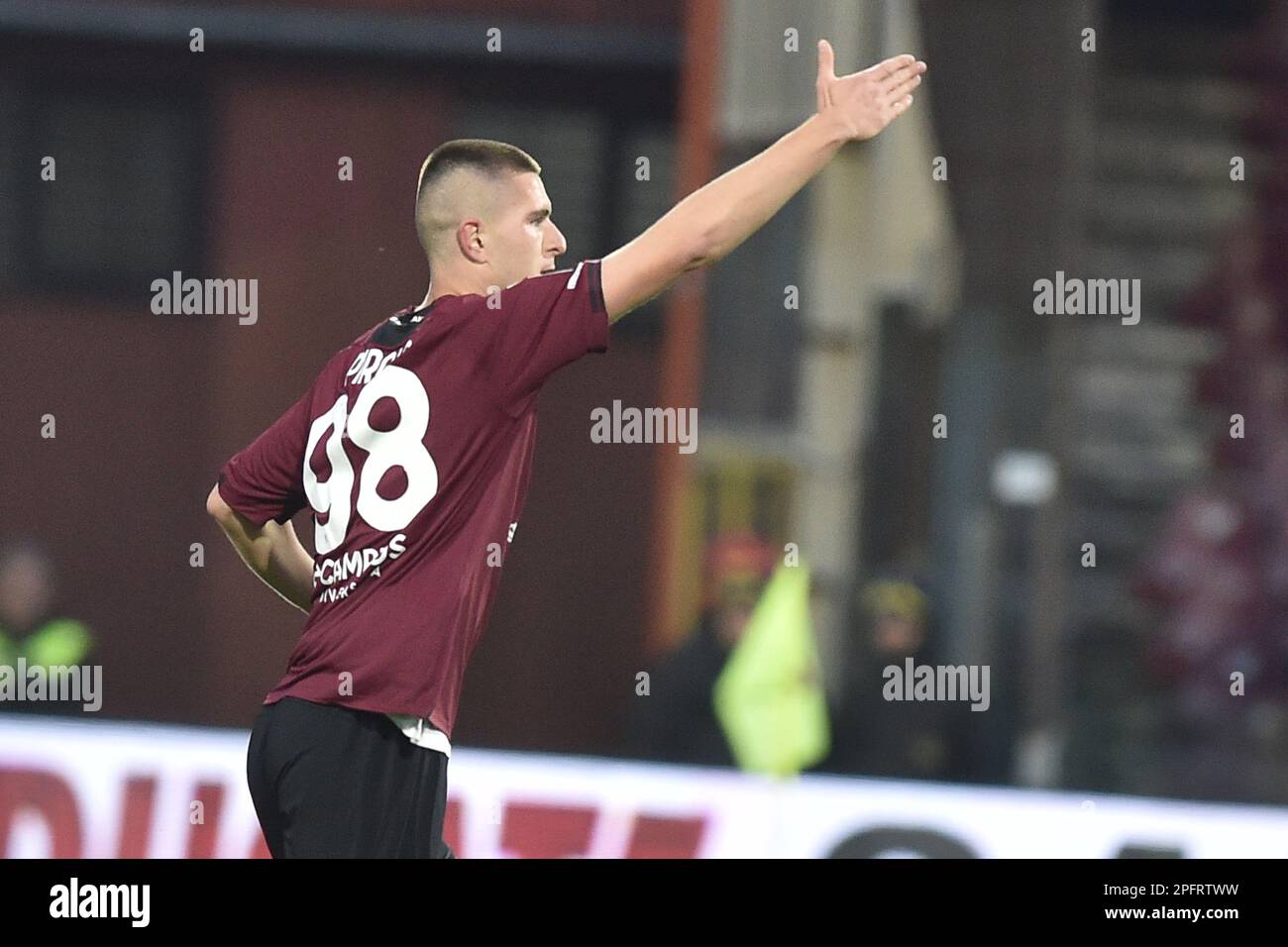Salerno, Italy. 07th Apr, 2023. Lorenzo Pirola of US Salernitana and
