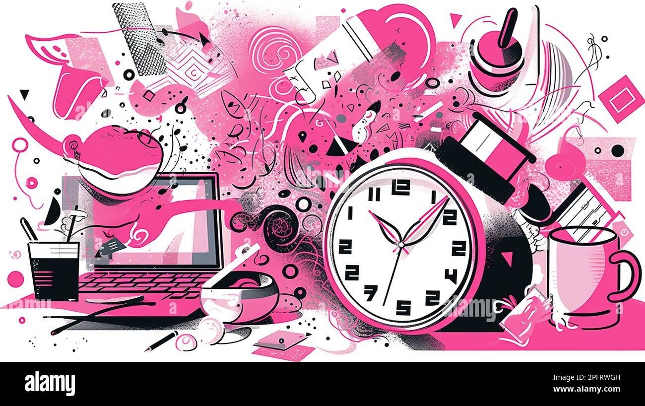 Work hours reflection stock photo alamy