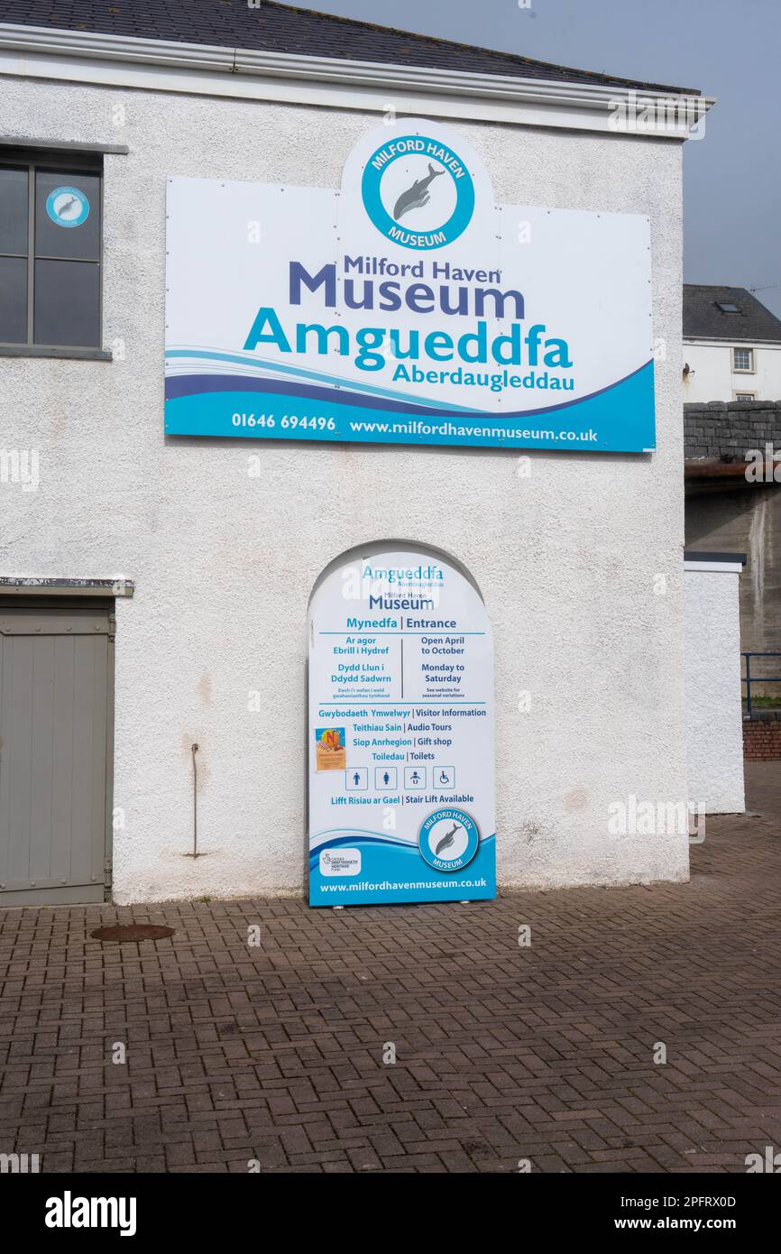 Milford Haven Museum, Milford Haven, Pembrokeshire, Wales Stock Photo