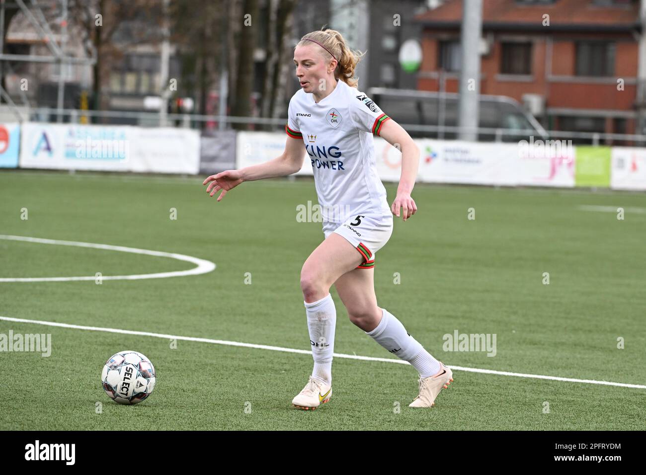 Ina Gausdal of OHL pictured during a female soccer game between  Racing Genk Ladies and Oud Heverlee Leuven on the 1st matchday in play-off 1 of the 2022 - 2023 season of Belgian Lotto Womens Super League , Saturday 18 March 2023  in Genk , Belgium . PHOTO SPORTPIX | Maarten Straetemans Credit: sportpix/Alamy Live News Stock Photo