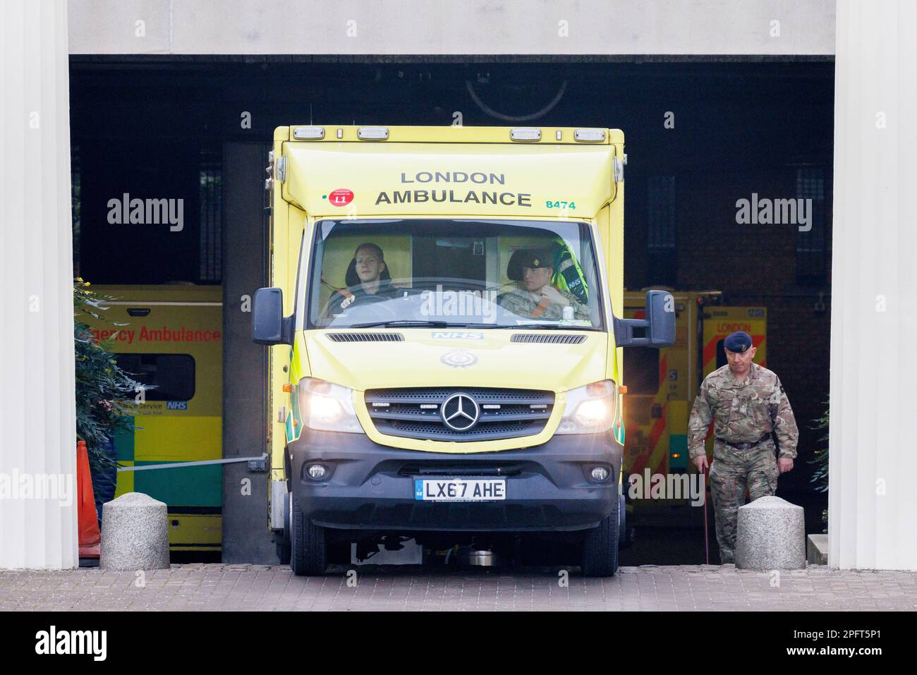 Led by Unison, Ambulance drivers in London go on strike today. The Army