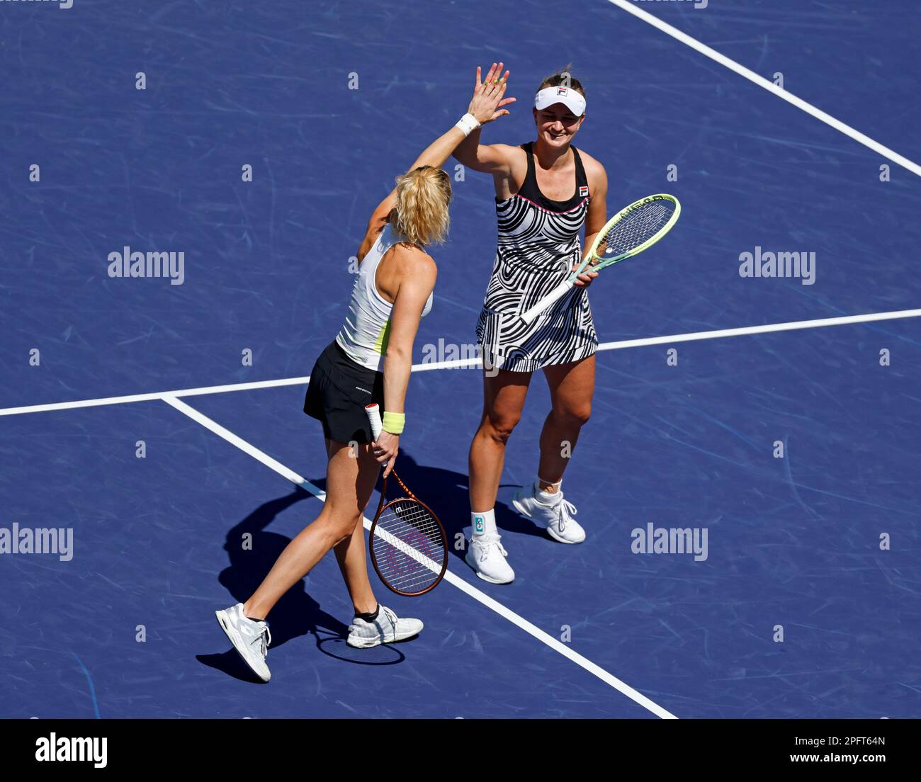 March 18, 2023 Barbora Krejcikova of the Czech Republic and Katerina