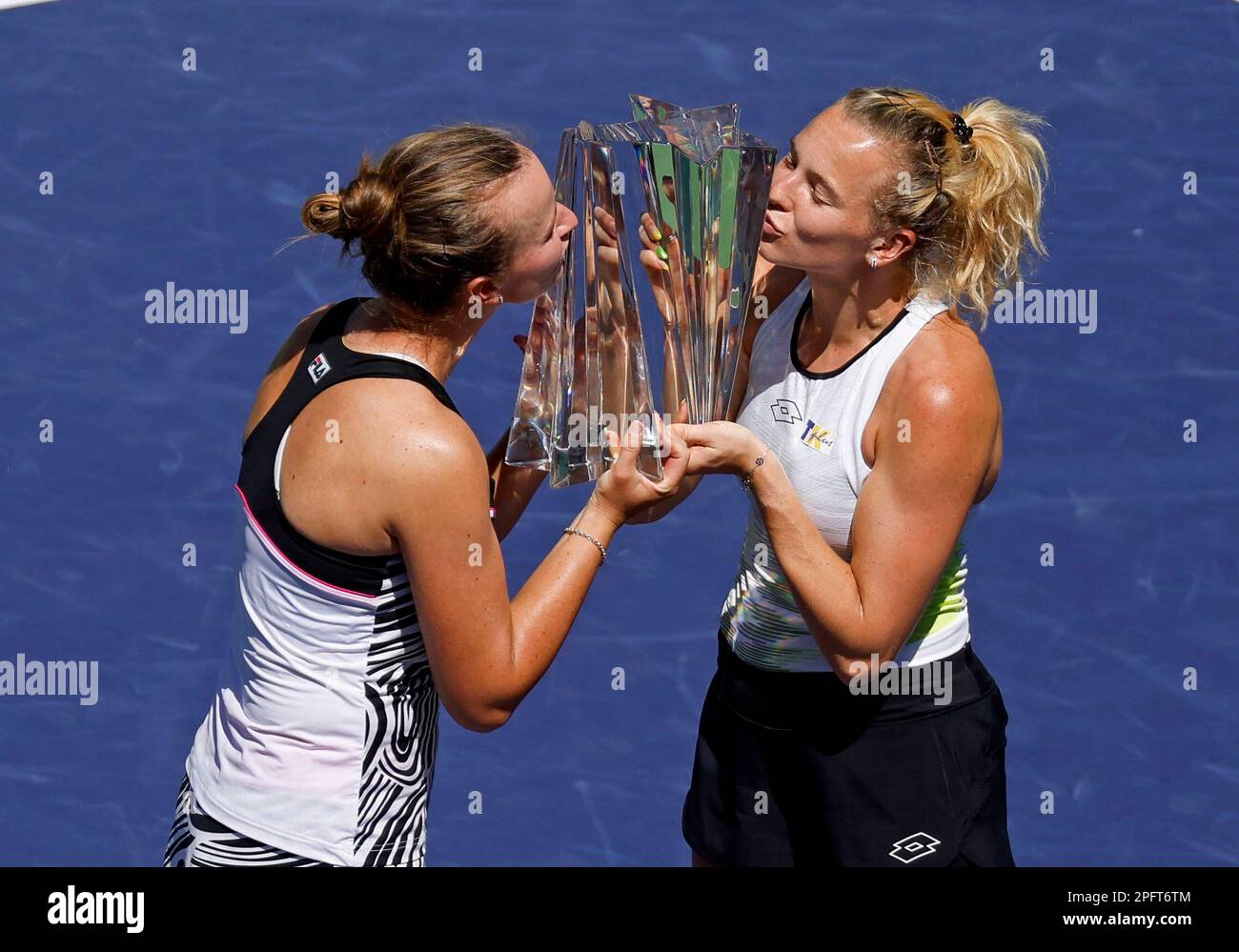 Indian Wells, California, USA. 18th Mar, 2023. left, and Katerina