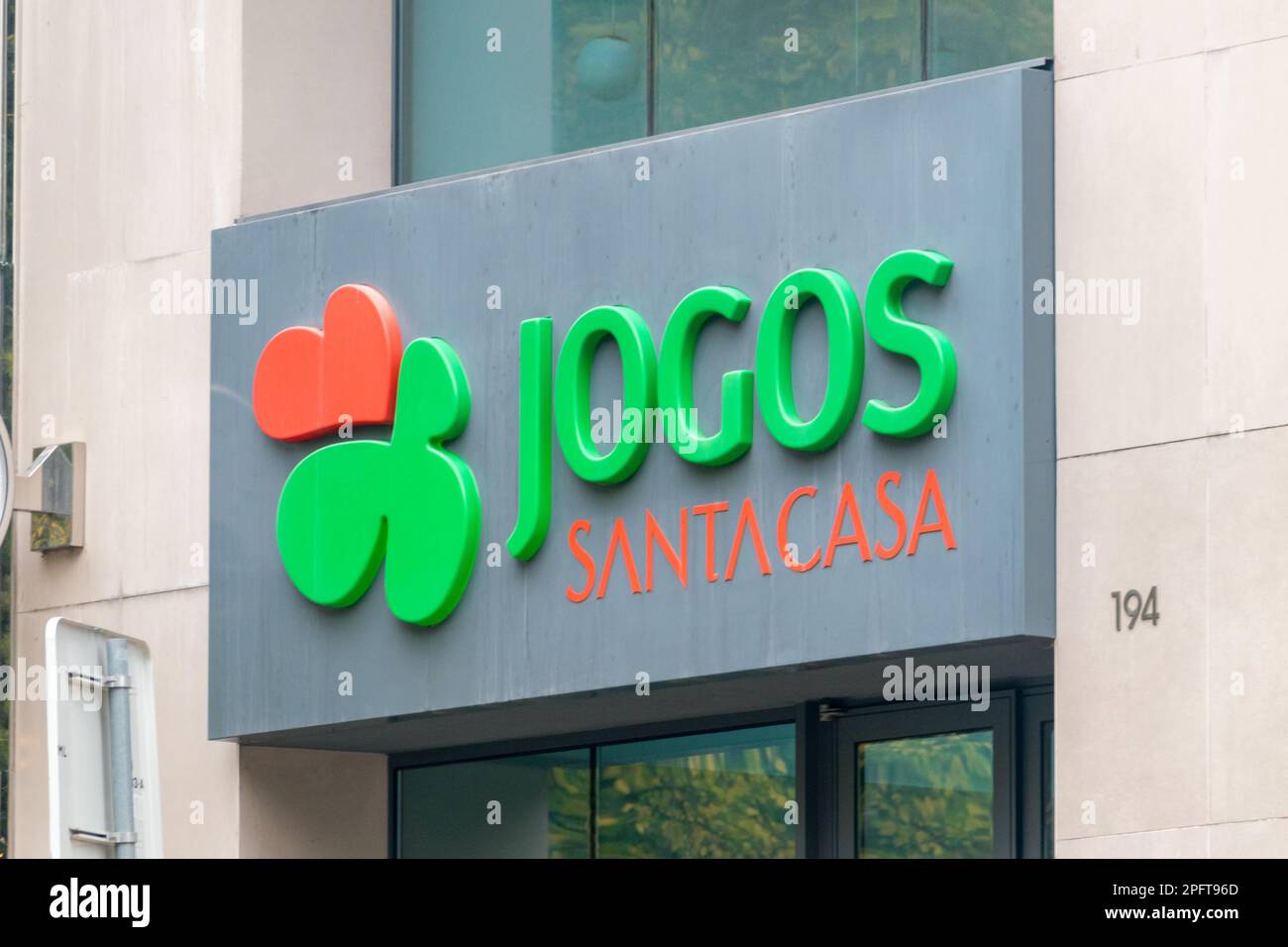 Portuguese Lottery Sign Jogos Santa Casa And Portugal Post Office CTT Pay  Shop Sign Outside A Newsagents Shop In Tavira Portugal Stock Photo - Alamy