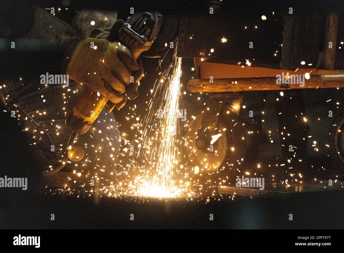 Red Hill Bulk Fuel Storage Facility (RHBFSF) contractors trim a support