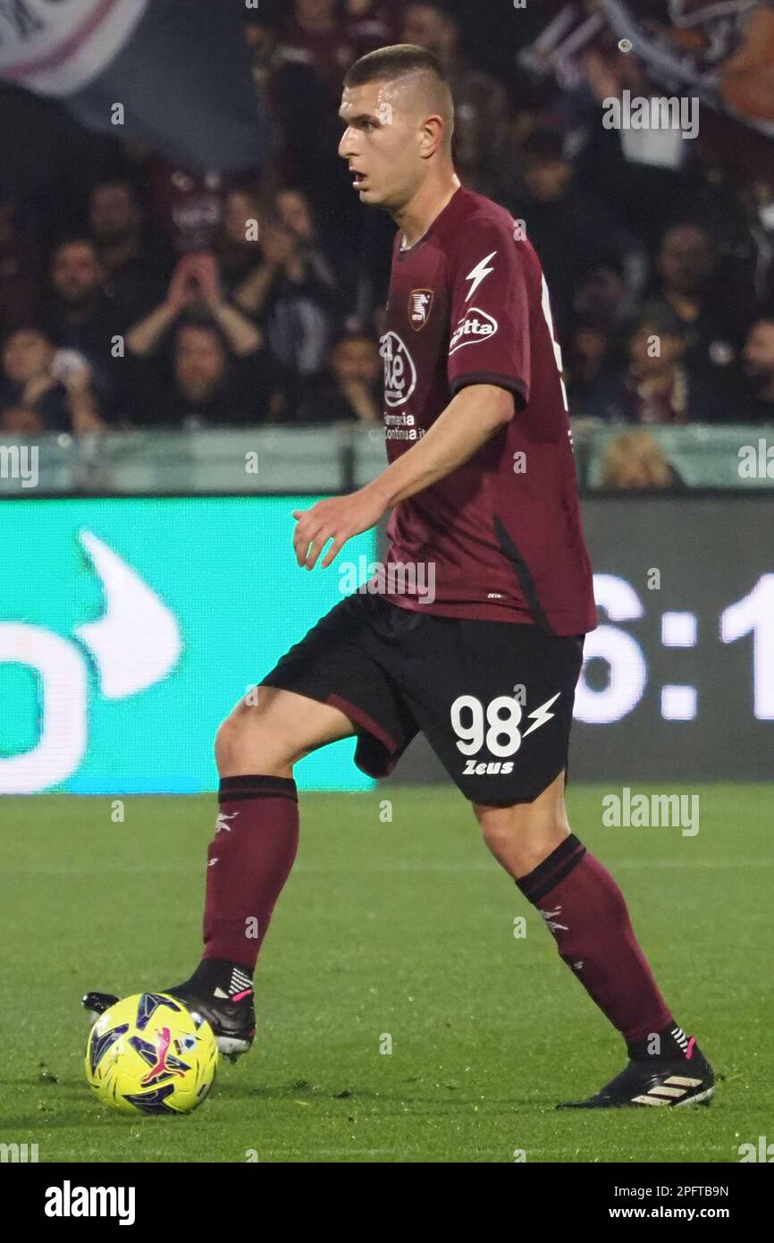 Salerno, Italy. 18th Mar, 2023. Lorenzo Pirola player of Salernitana