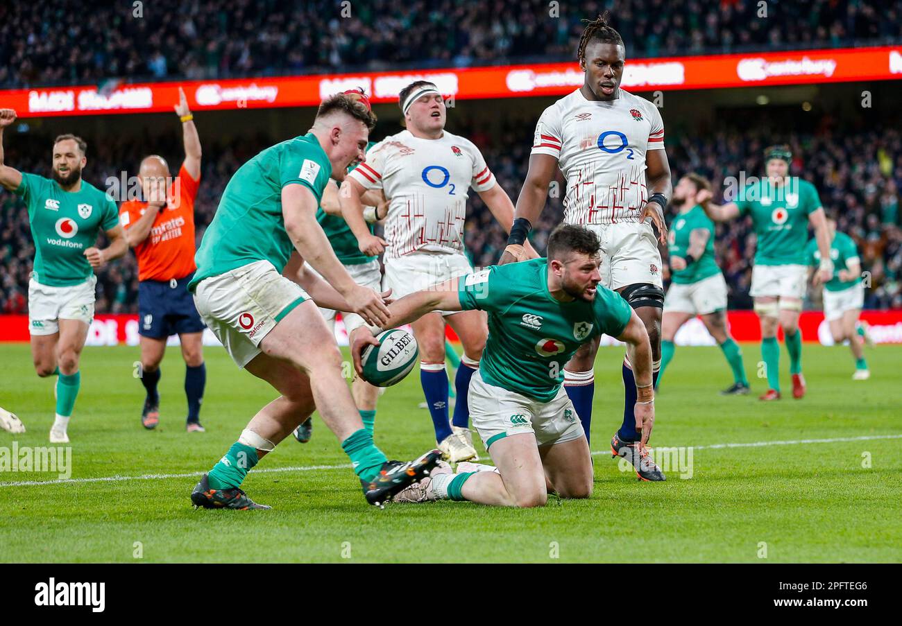 18th March 2023; Aviva Stadium, Dublin, Ireland Six Nations