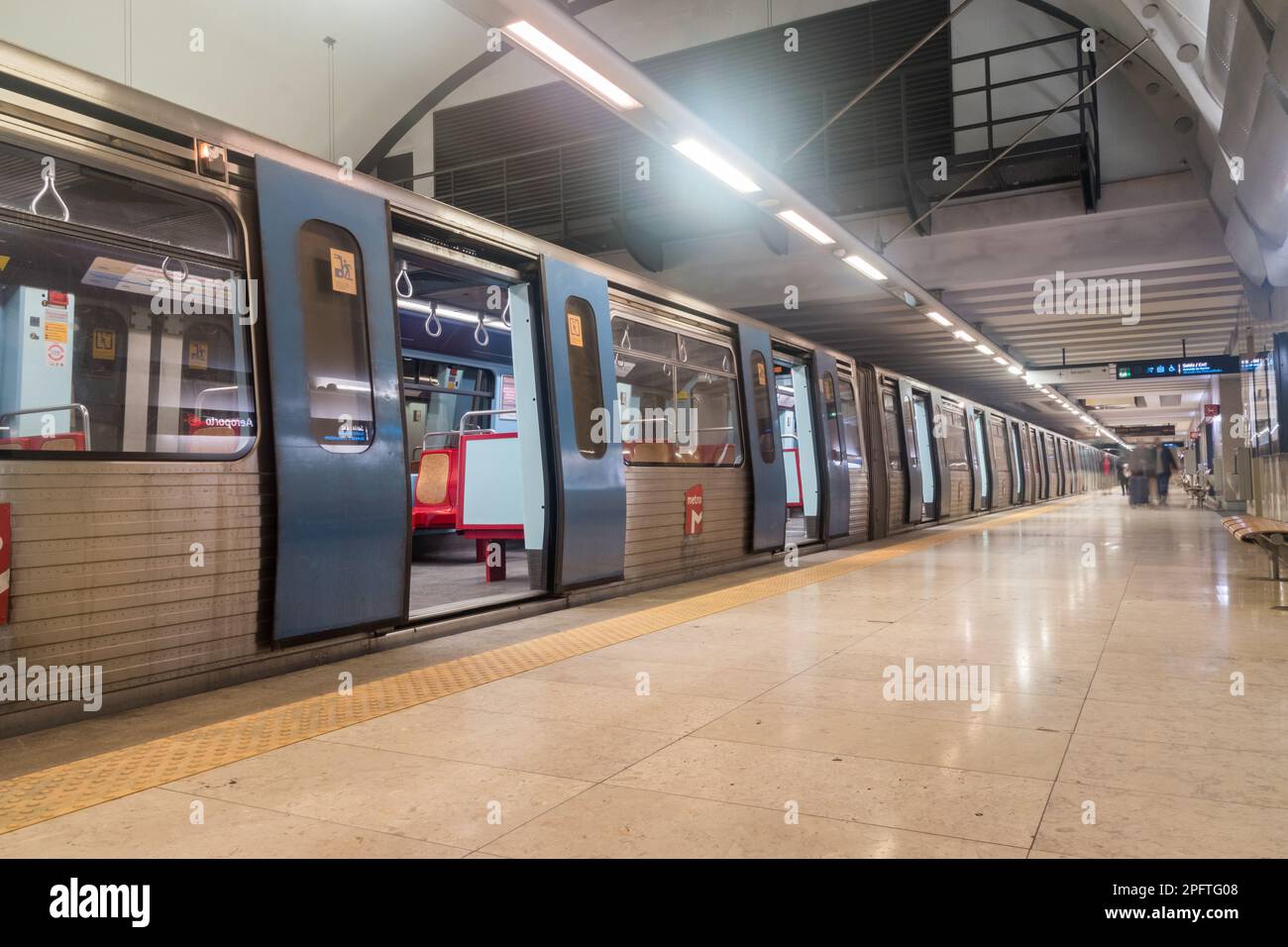 In the Lisbon subway, Lisbon, Portugal Stock Photo - Alamy