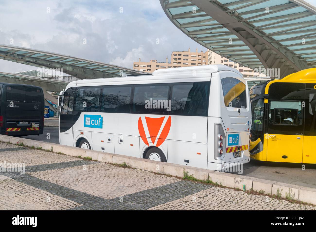 Lisbon, Portugal - December 6, 2022: Bus with CUF logo Stock Photo - Alamy