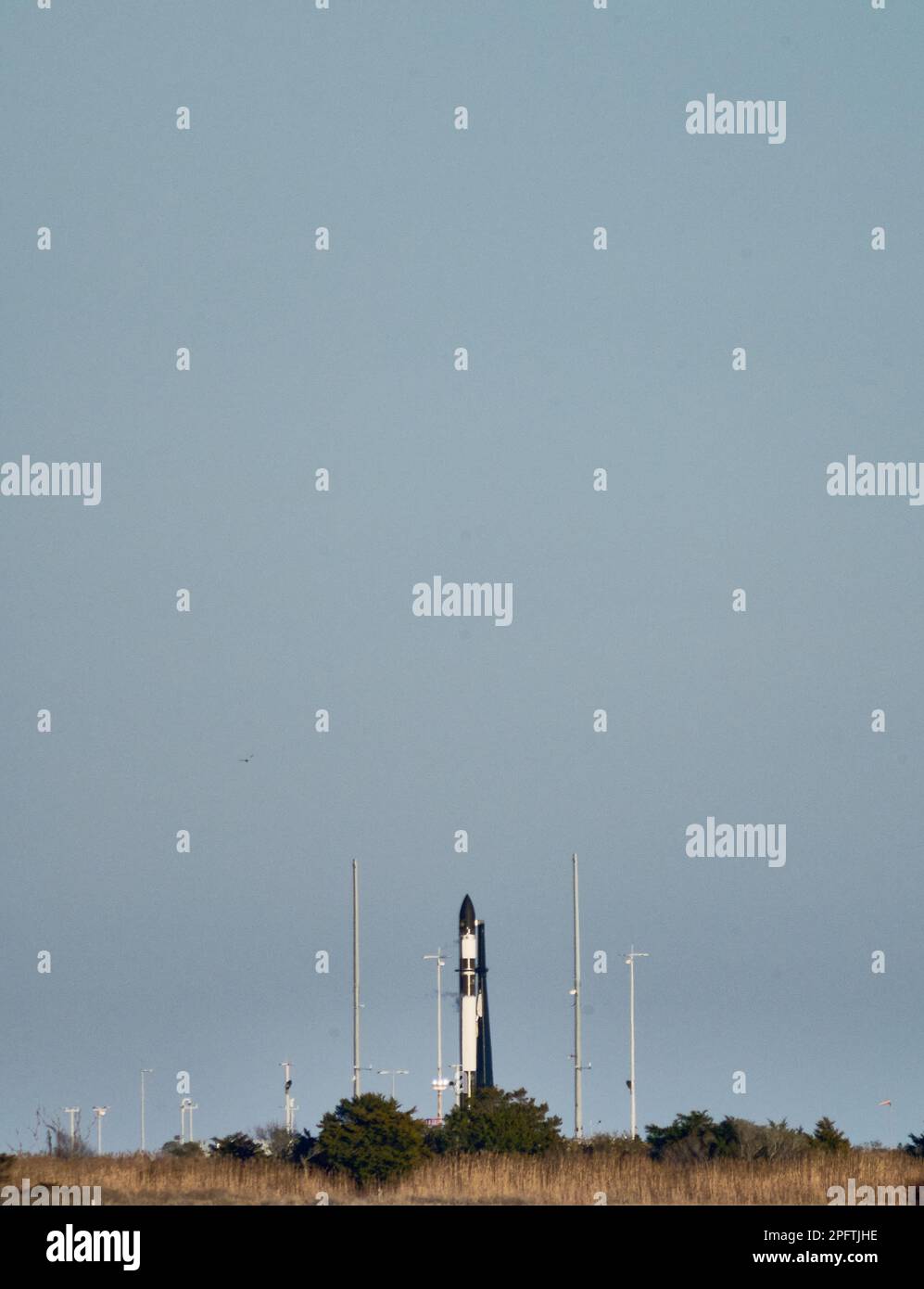 WALLOPS ISLAND, VA, USA MARCH 16, 2023 Rocket Lab's Electron