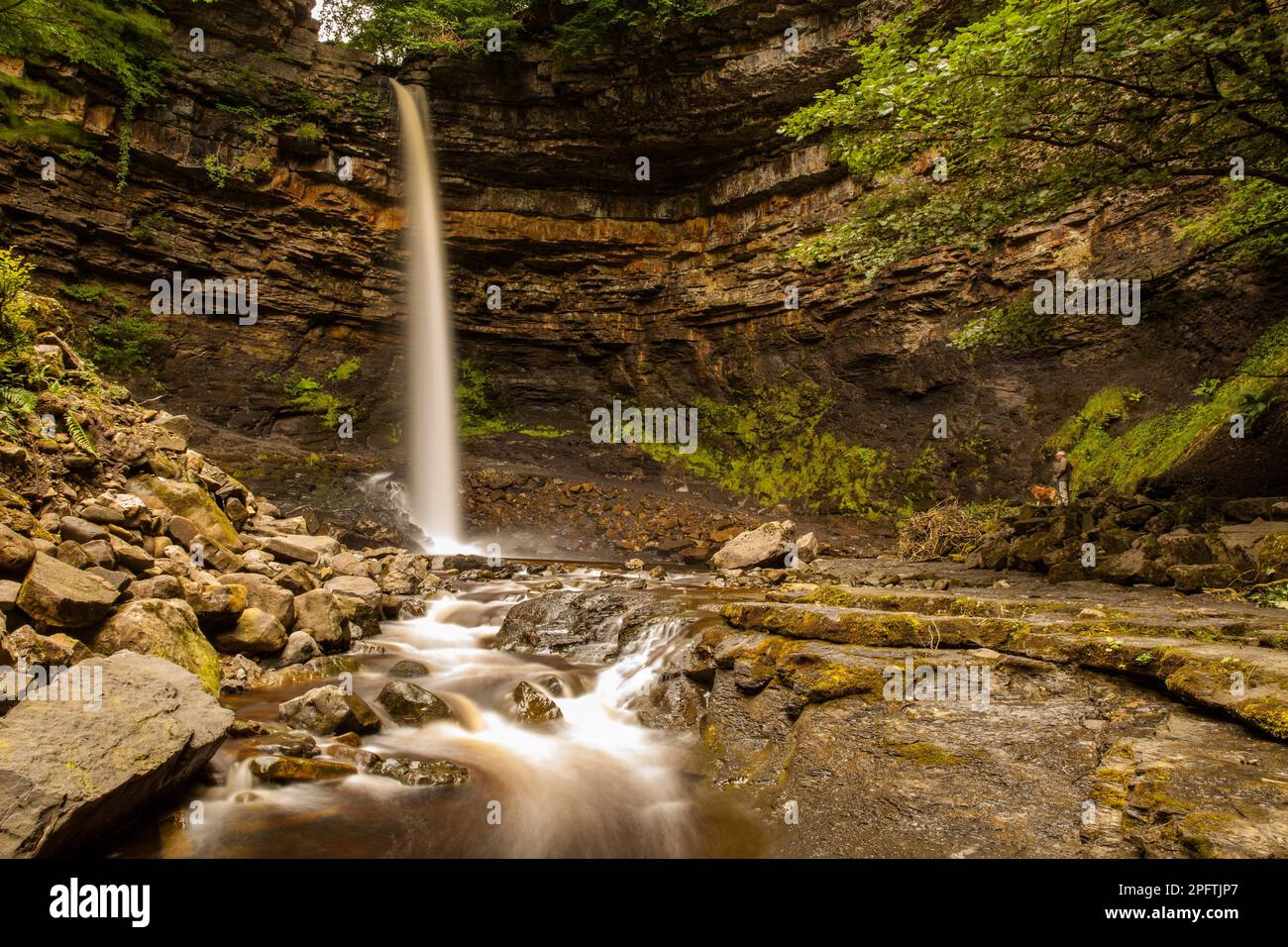 Hardraw Falls, Hawes, Yorkshire, Great Britain Stock Photo