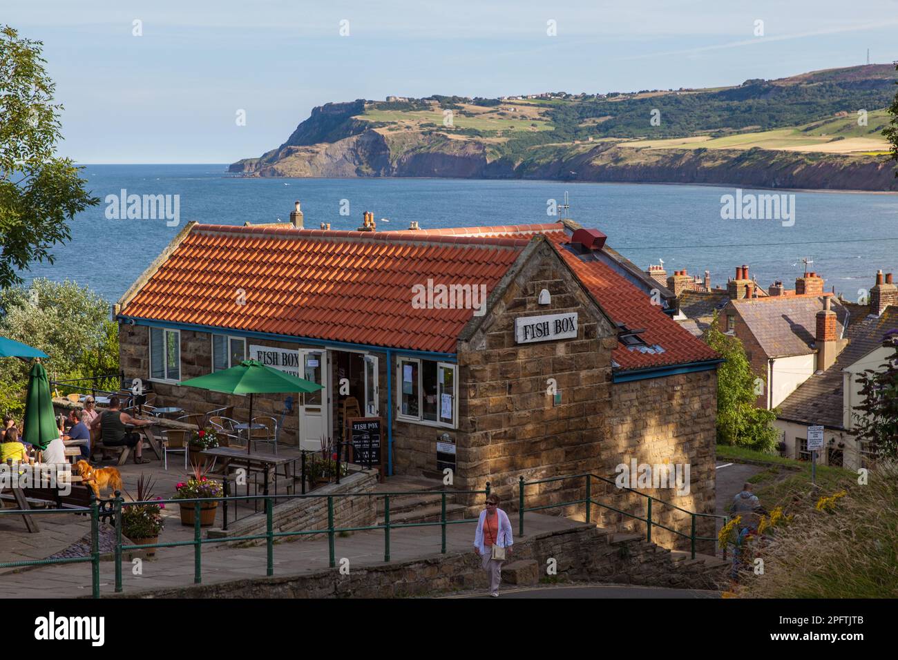 Robin Hood Bay, Yorkshire, Vereinigtes Koenigreich Stock Photo