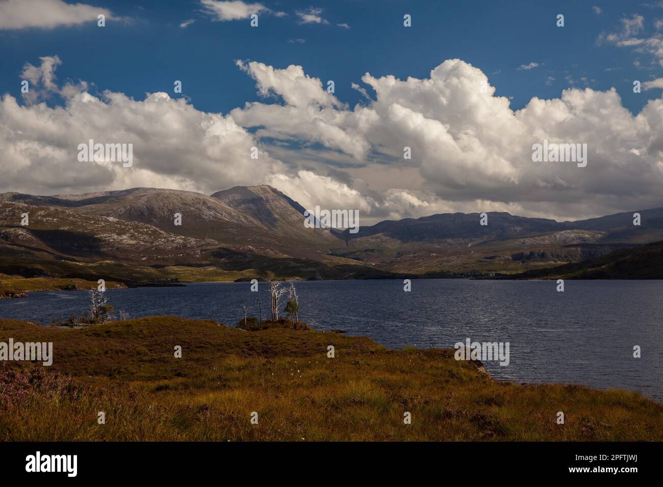Loch Asynth, West Coast, Scotland, UK Stock Photo