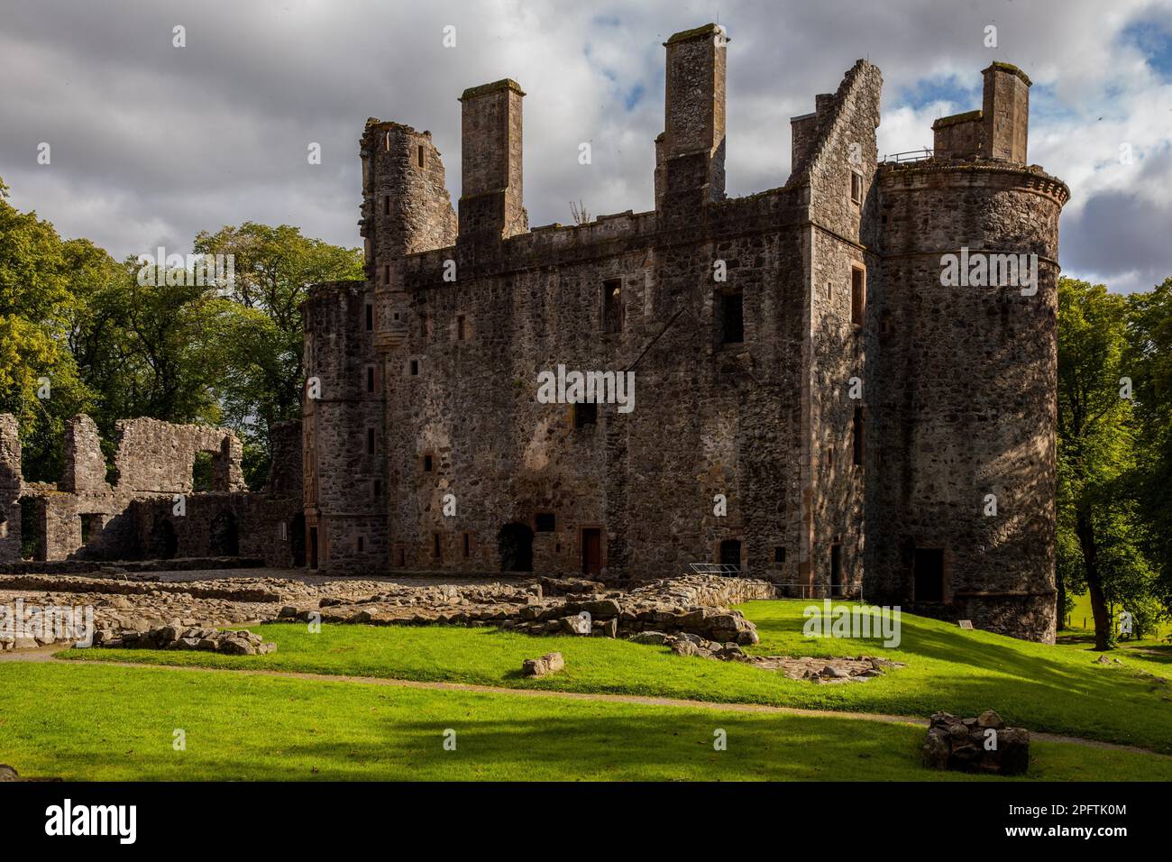 Huntley Castle, Huntley. Scotland, UK Stock Photo Alamy