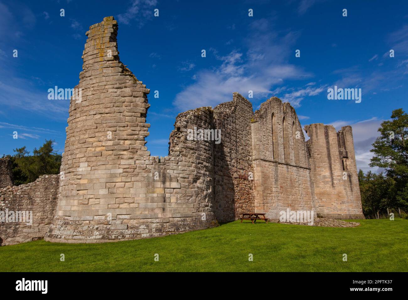 Kildrummy Castle, Kildrummy, Aberdeenshire, Scotland, UK Stock Photo