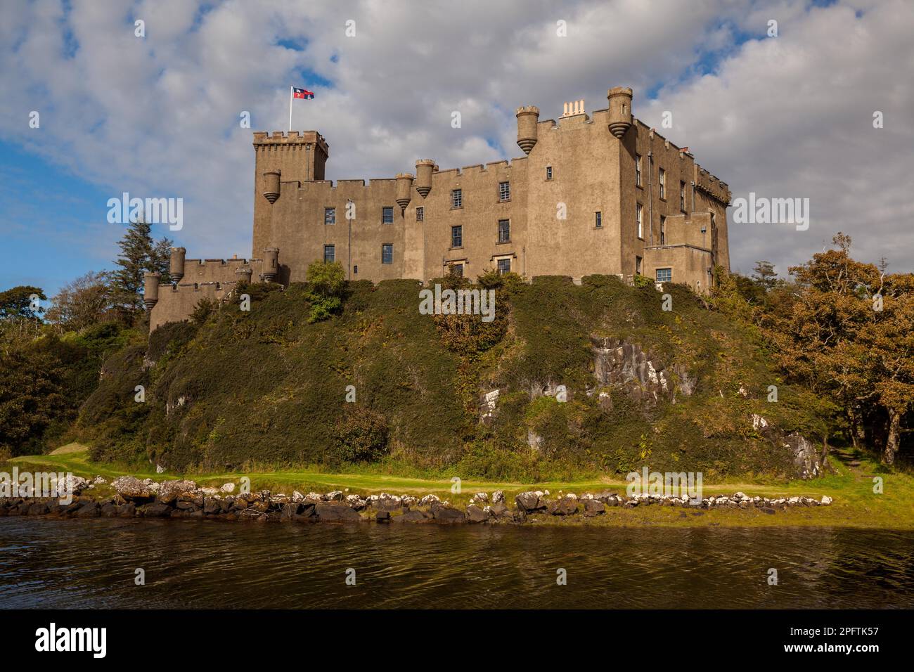 Dunvegan Castle, Dunvegan, Isle of Skye, Scotland, UK Stock Photo