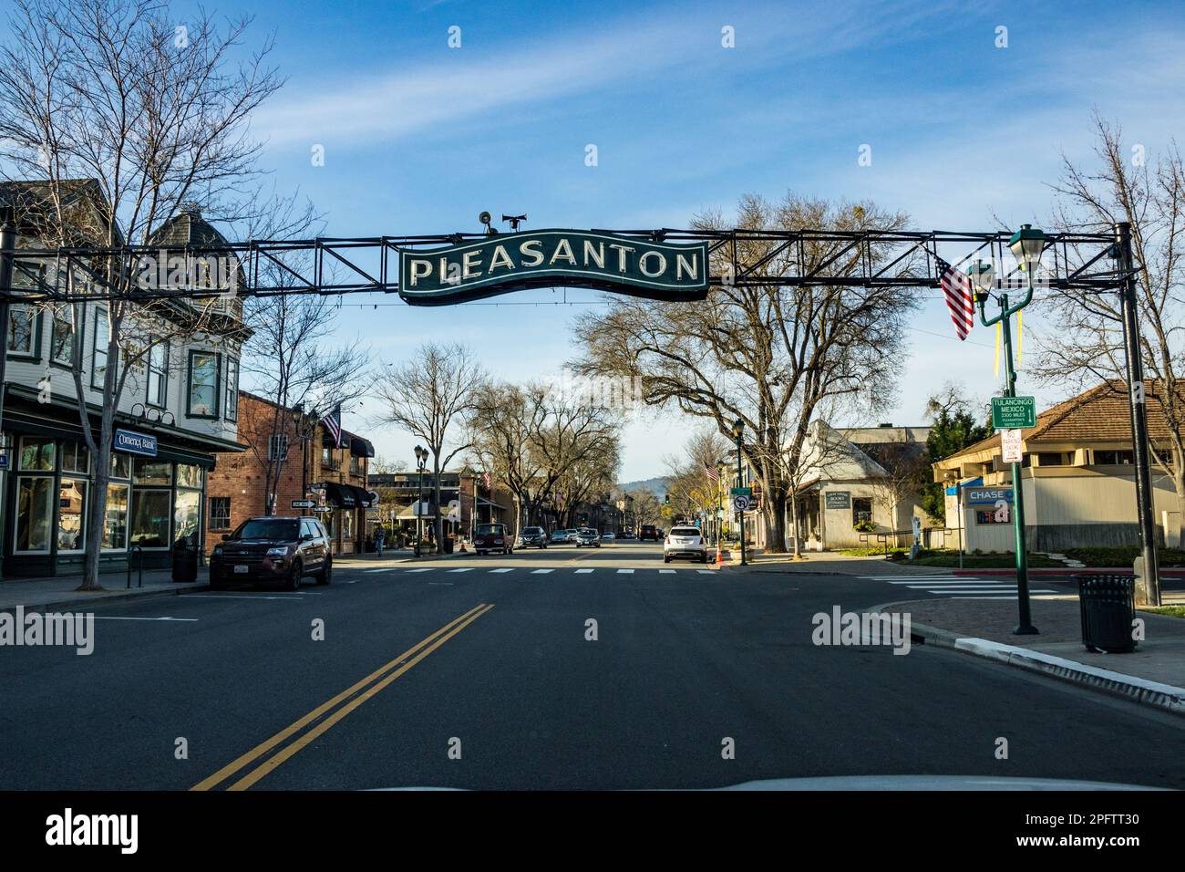 Main street in downtown Pleasanton California USA Stock Photo Alamy Main street in downtown Pleasanton California USA Stock Photo Alamy
