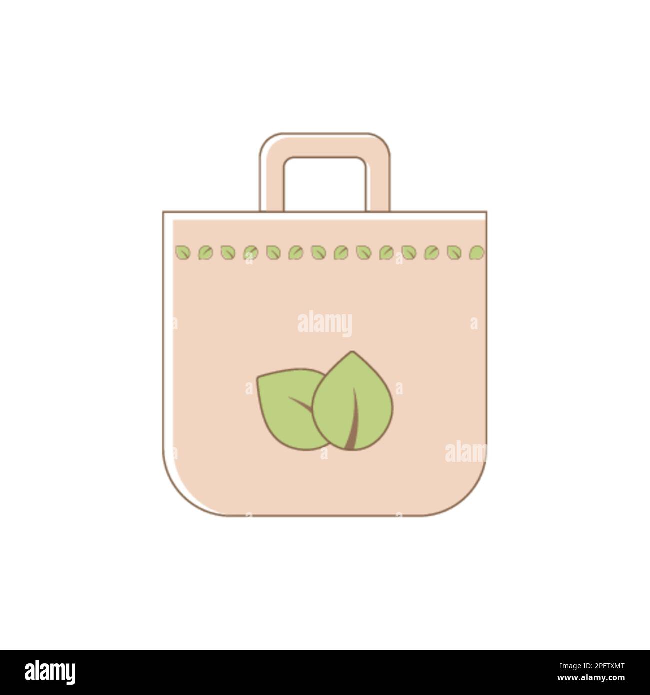 Associations and symbols Sustainability. Paper bag replacements for
