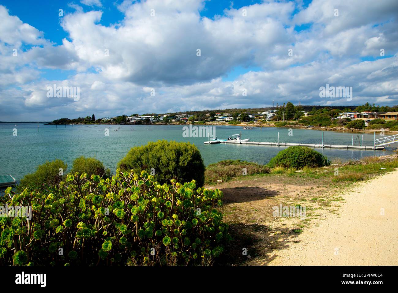 Oyster Walk in Coffin Bay South Australia Stock Photo Alamy