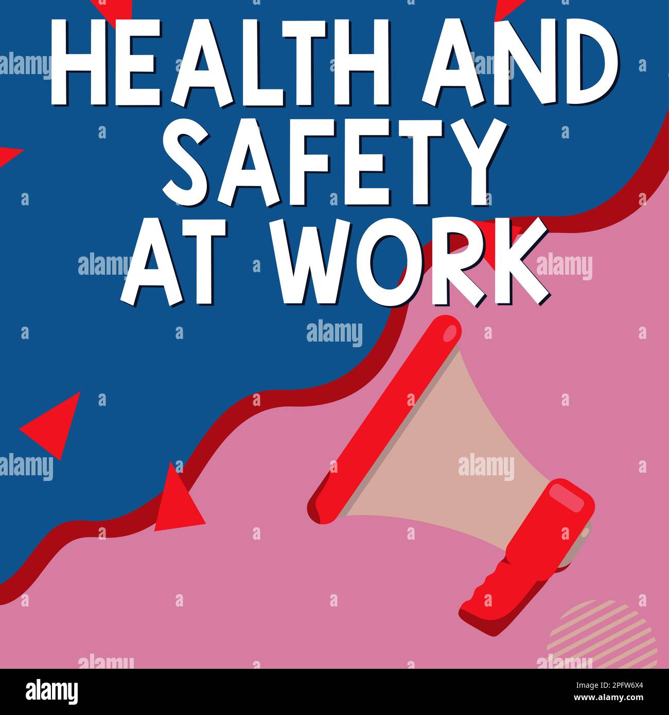 Handwriting text Health And Safety At Work. Business idea Secure