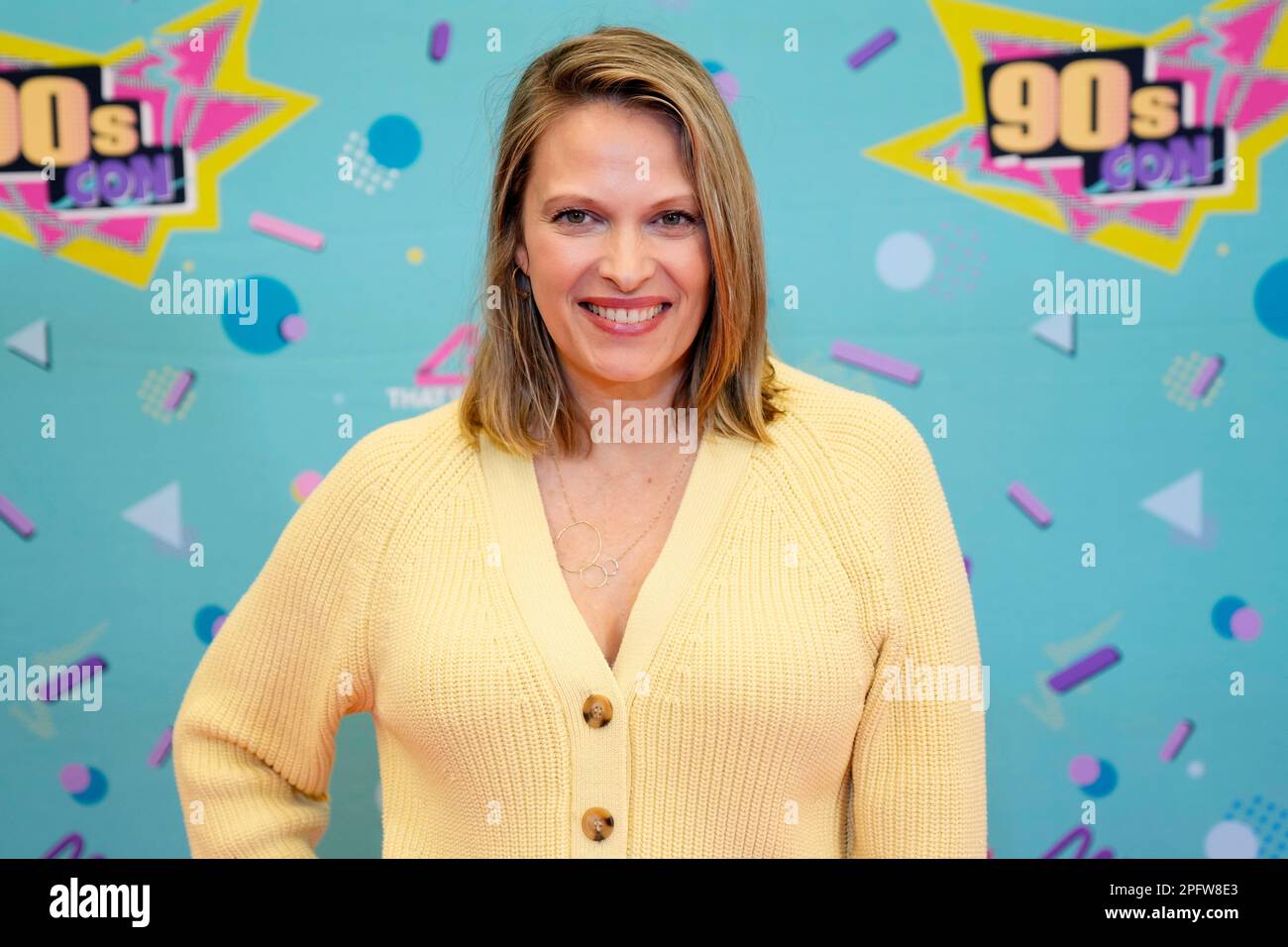 Vinessa Shaw attends 90s Con on Saturday, March 18, 2023, at the