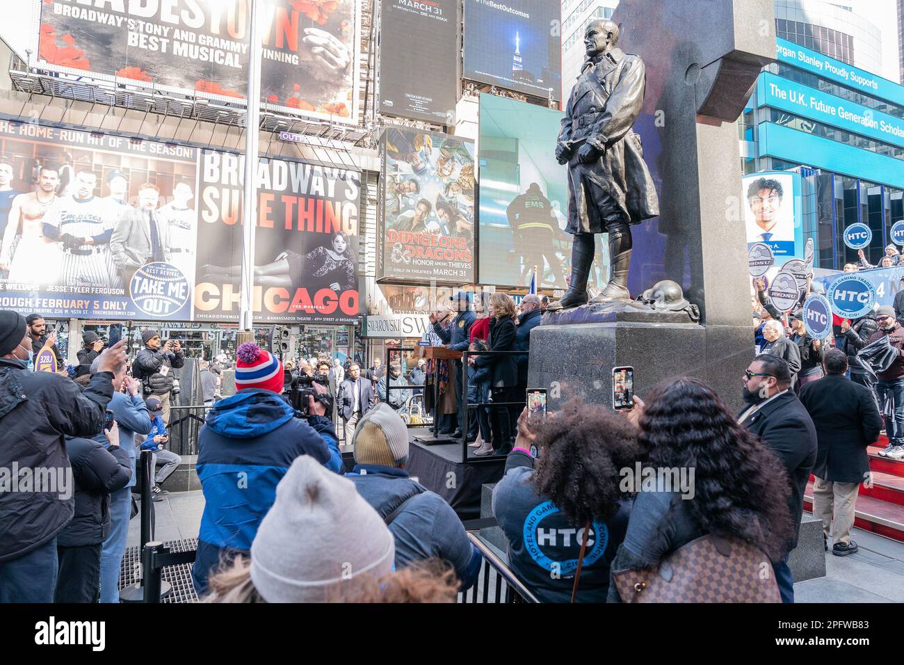 New York, New York, Usa. 18th Mar, 2023. Mayor Eric Adams Speaks During 