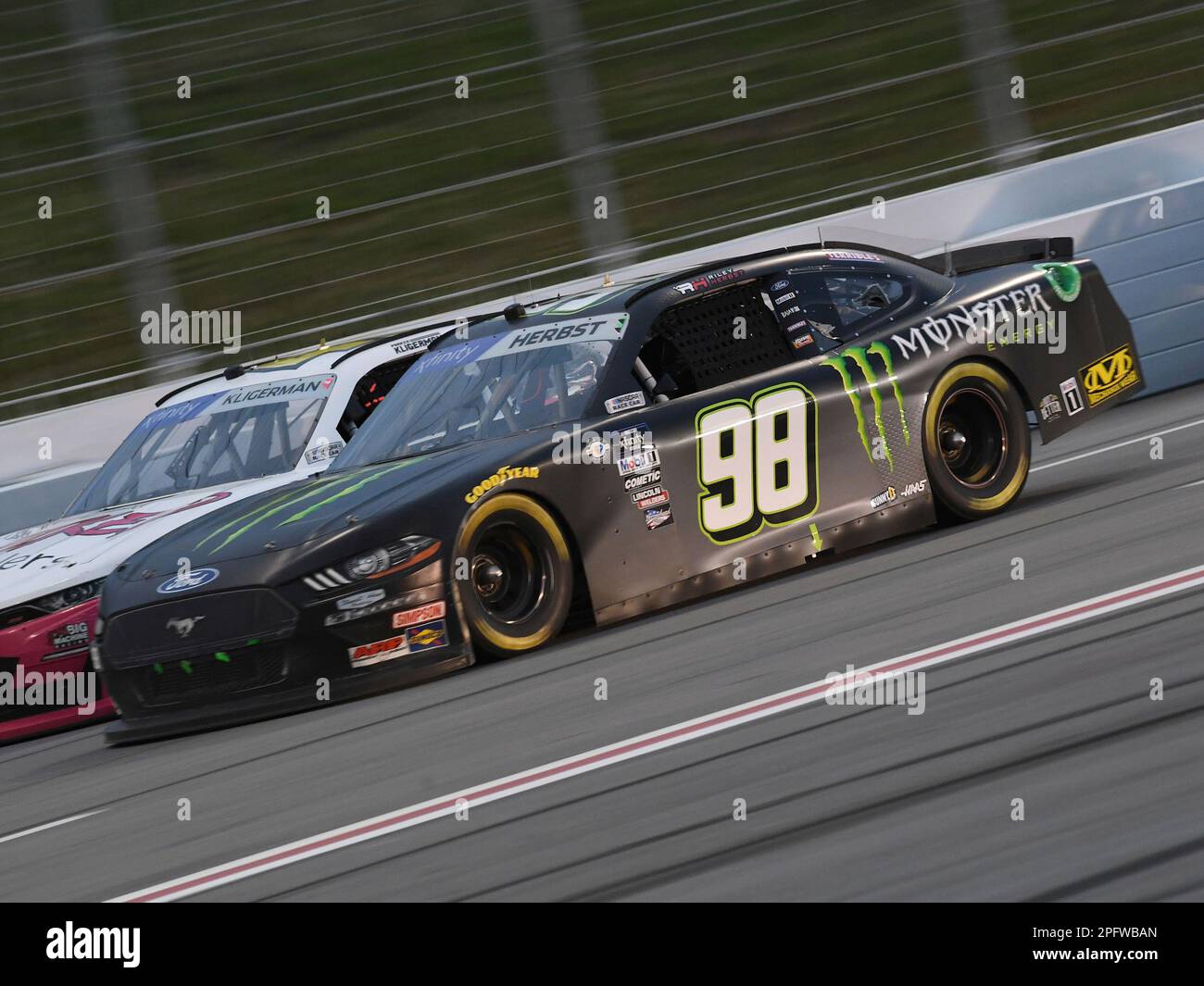 ATLANTA, GA - MARCH 18: Riley Herbst (#98 Stewart Haas Racing Monster ...