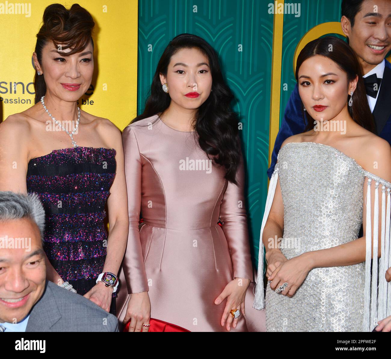 Michelle Yeoh, Awkwafina, Constance Wu 137 arrives at the Warner Bros. Pictures' 'Crazy Rich Asians' premiere at the TCL Chinese Theatre IMAX on August 7, 2018 in HollywoodRichard Belzer, Comedian and Law & Order- SVU Mainstay, Dead at 78    © Tsuni / USA Michelle Yeoh, Awkwafina, Constance Wu 137 Stock Photo