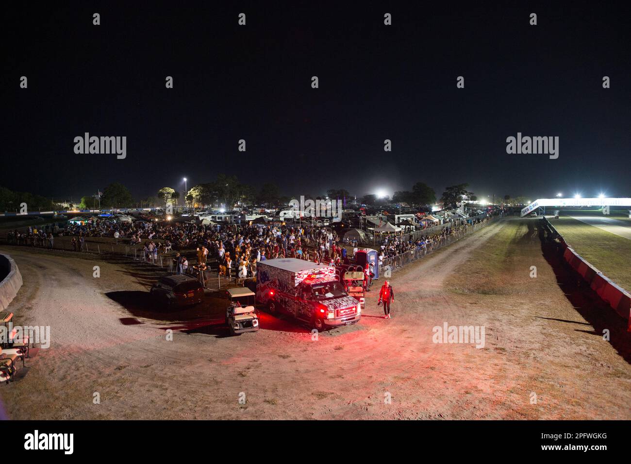 Campsite during the Mobil 1 Twelve Hours of Sebring 2023, 2nd round of