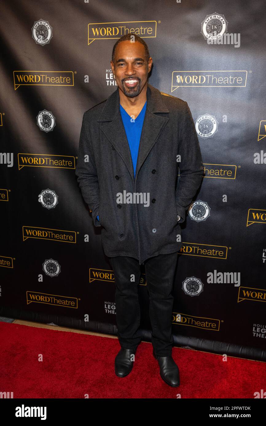 Jackson George Actor Actor Jason George attends WORDTheatre presents