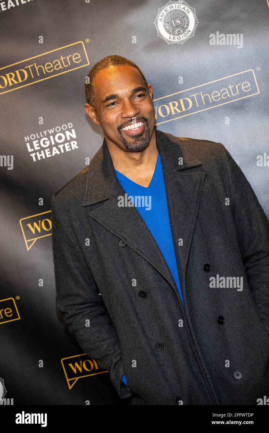 Jackson George Actor Actor Jason George attends WORDTheatre presents