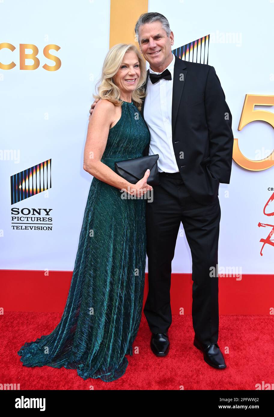 Robert Parucha and Linda Parucha arriving at the 50th Anniversary of