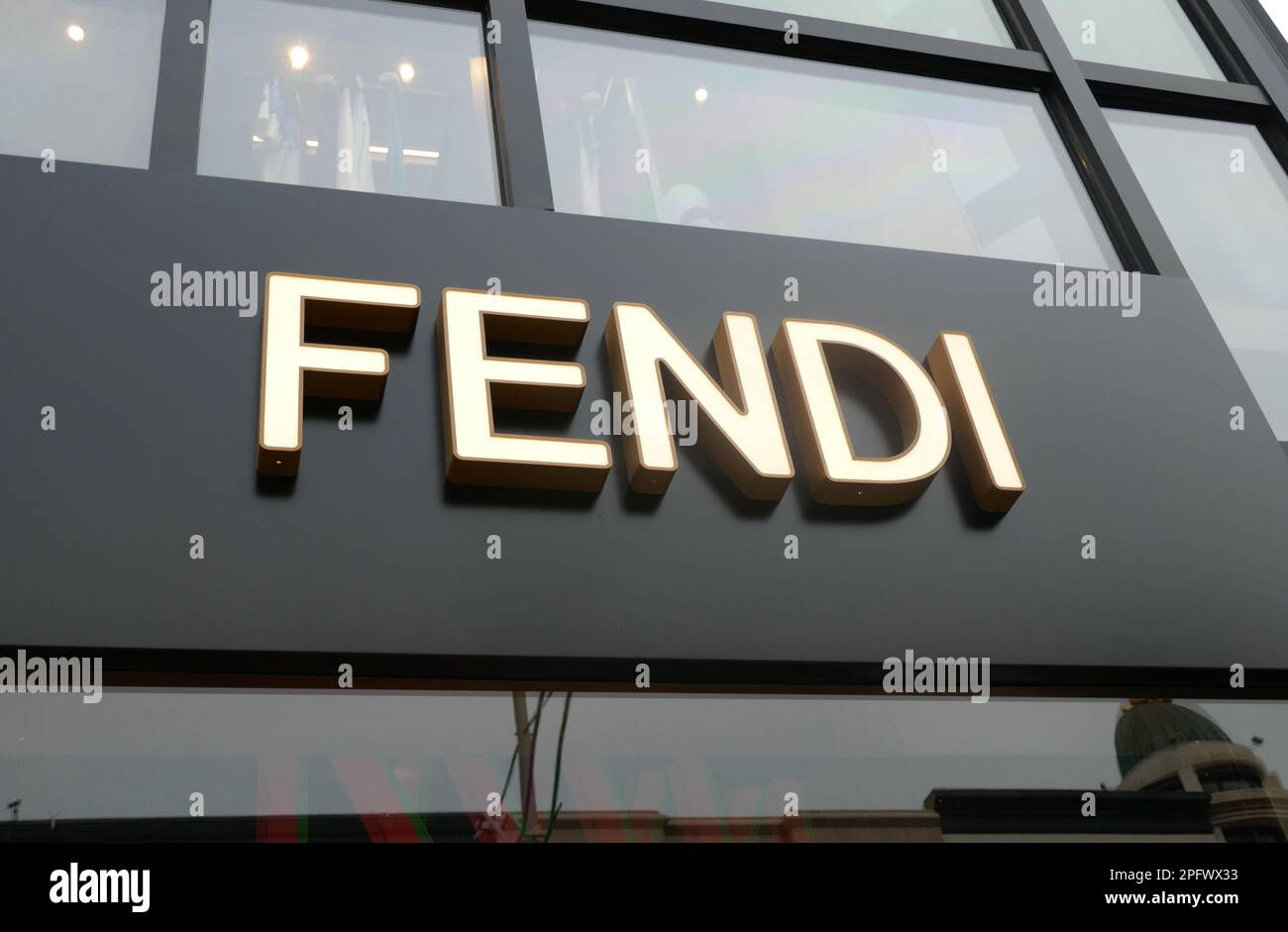 Beverly Hills, California, USA 18th March 2023 Fendi Store on Rodeo ...