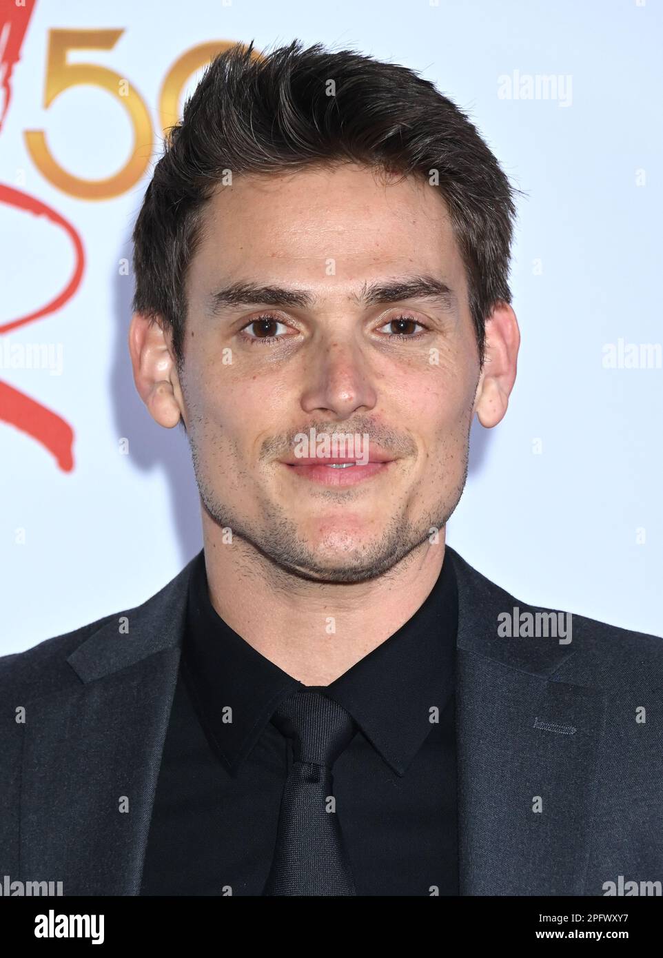 Mark Grossman arriving at the 50th Anniversary of The Young and The