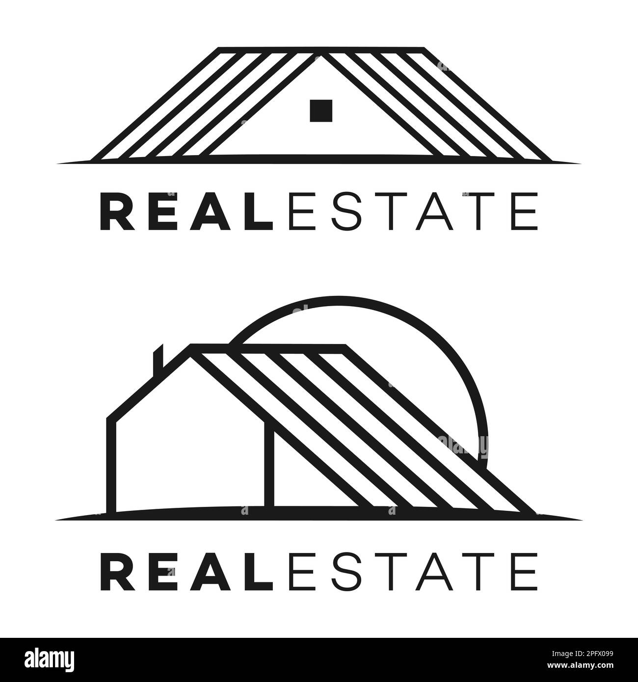 Modern real estate logo. Vector illustration Stock Vector Image & Art