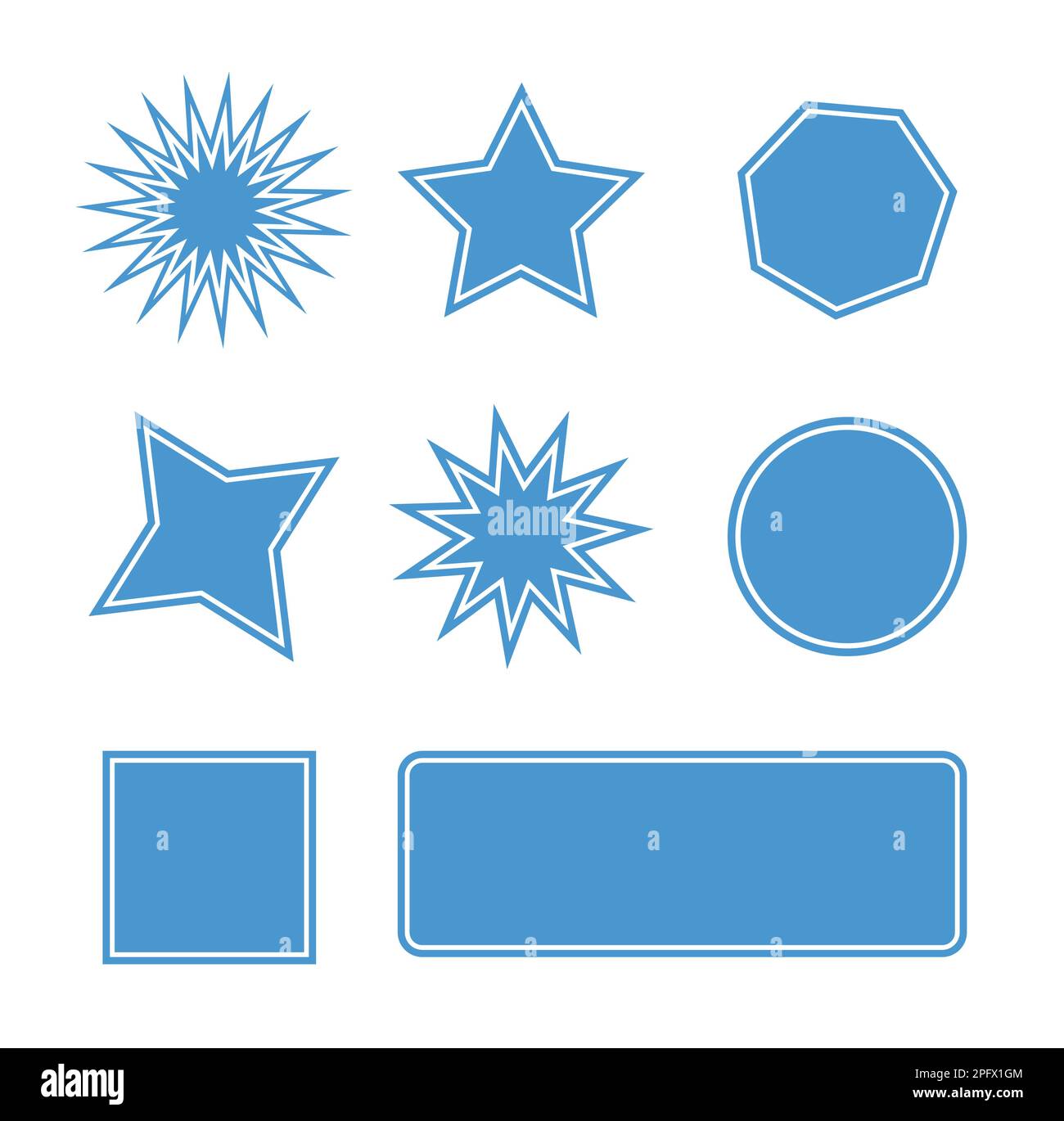 Vector set of design elements stickers, patches and stickers with copy