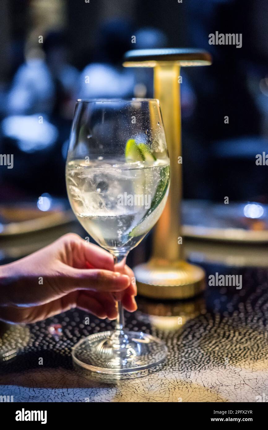 Cocktail napkin and champagne hi-res stock photography and images - Alamy