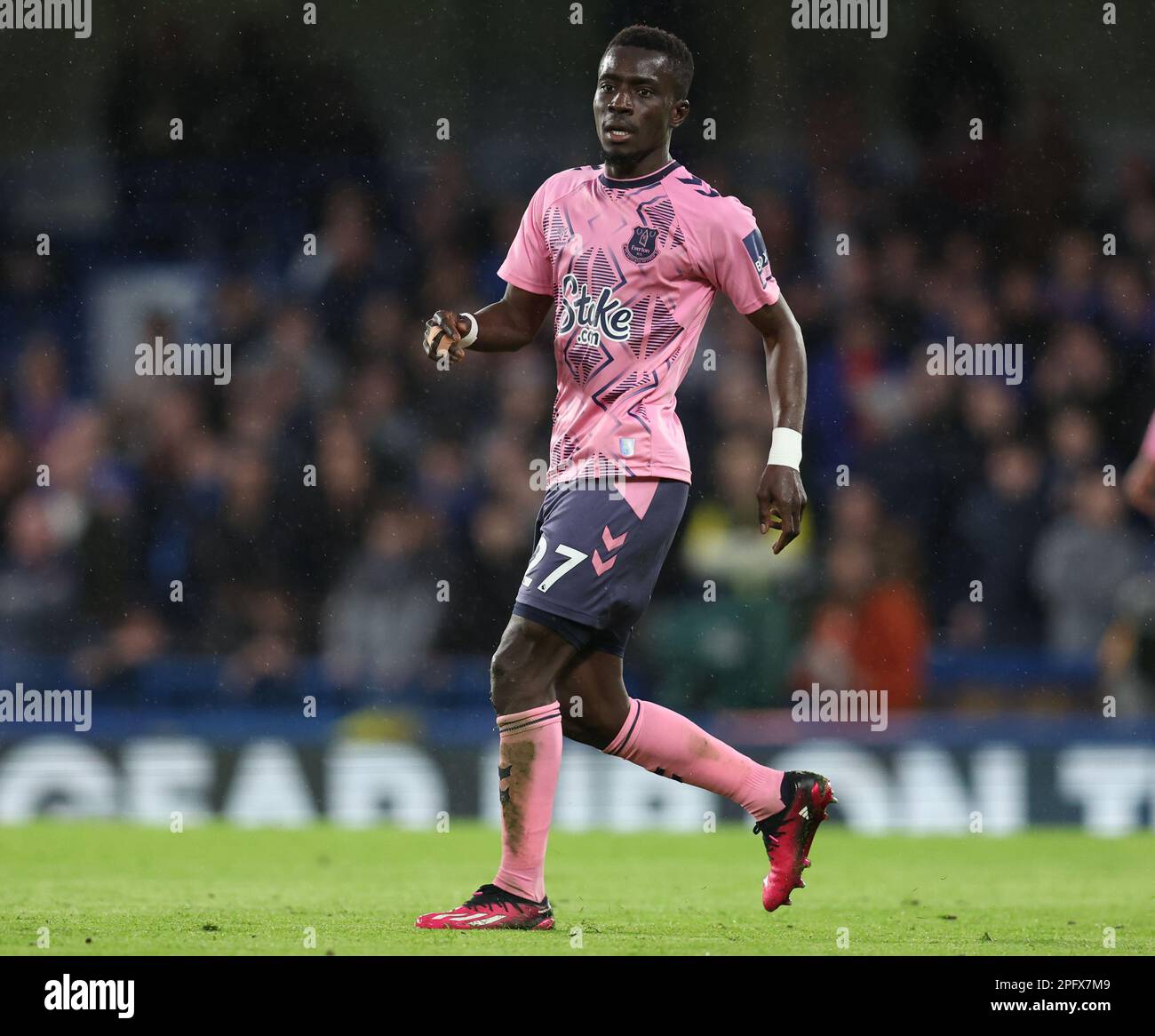 London, UK. 18th Mar, 2023. Idrissa Gana Gueye of Everton during the Premier League match at Stamford Bridge, London. Picture credit should read: Paul Terry/Sportimage Credit: Sportimage/Alamy Live News Stock Photo
