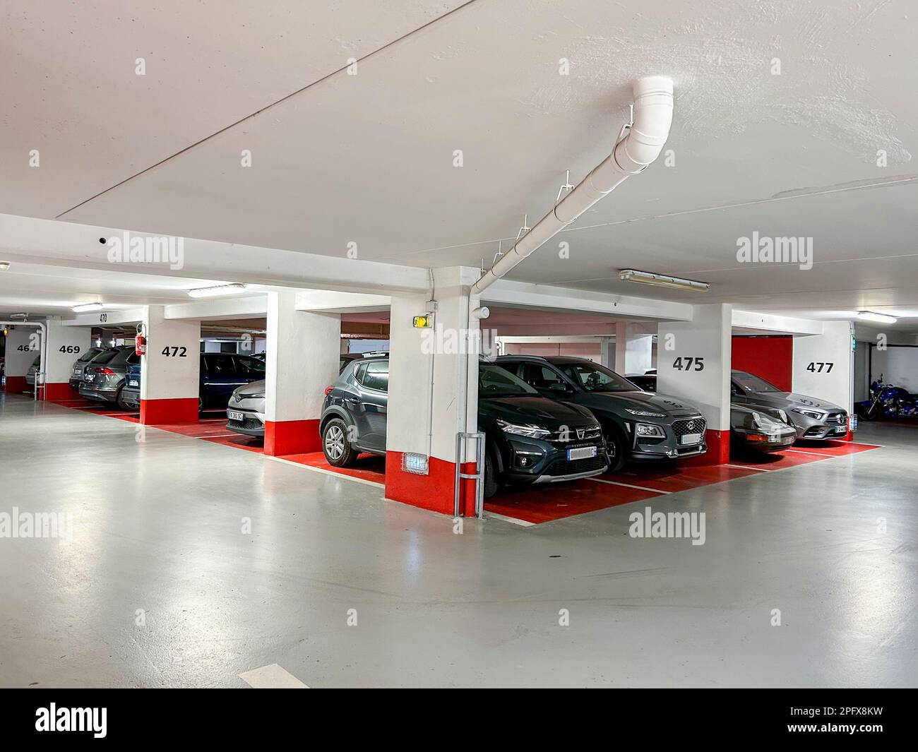 JoinvillelePont, France, Paris Suburbs, Undergound Car Parking