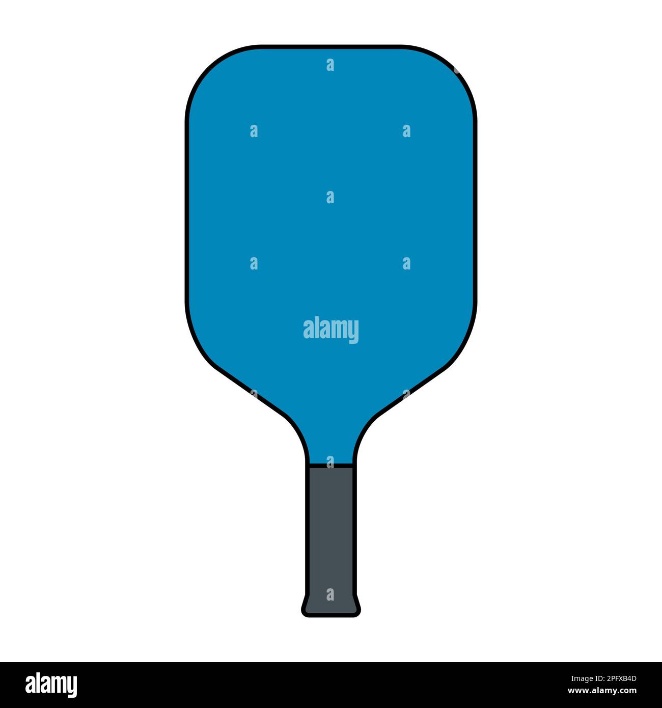 Pickleball racket sport, indoor paddle icon, web flat symbol vector