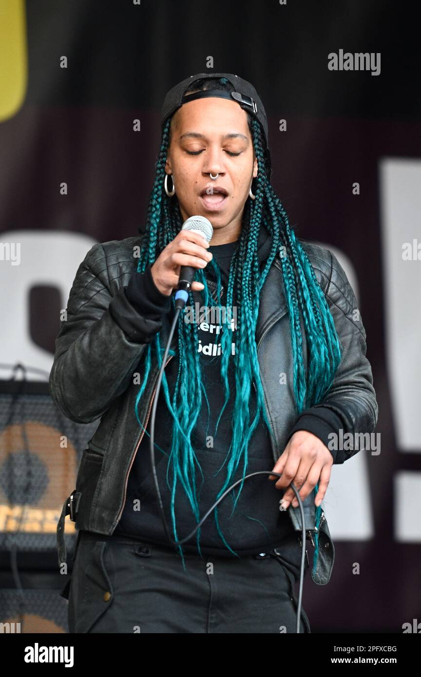 Vienna, Austria. 18th Mar, 2023. Antifascist rally on the United ...