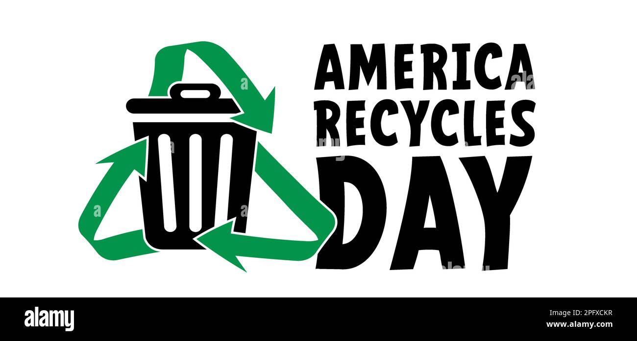America recycles day (ARD). Recycling day is celebrated on November 15