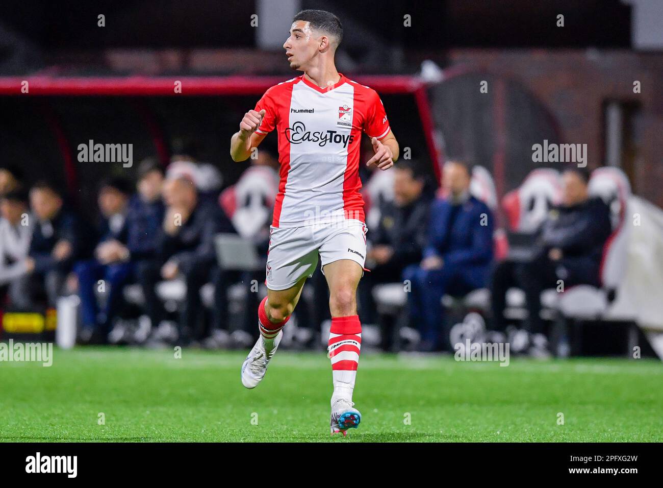 18 03 2023 Sport Emmen V Sparta Emmen Netherlands March 18 Mohamed Bouchouari Fc Emmen 18 03 2023 Sport Emmen V Sparta Emmen Netherlands March 18 Mohamed Bouchouari Fc Emmen