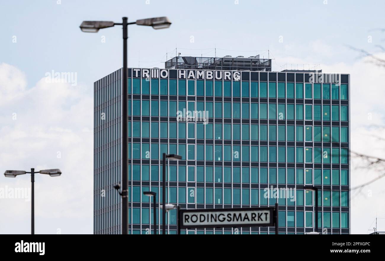 Hamburg, Germany. 19th Mar, 2023. The lettering "Triiio" has been