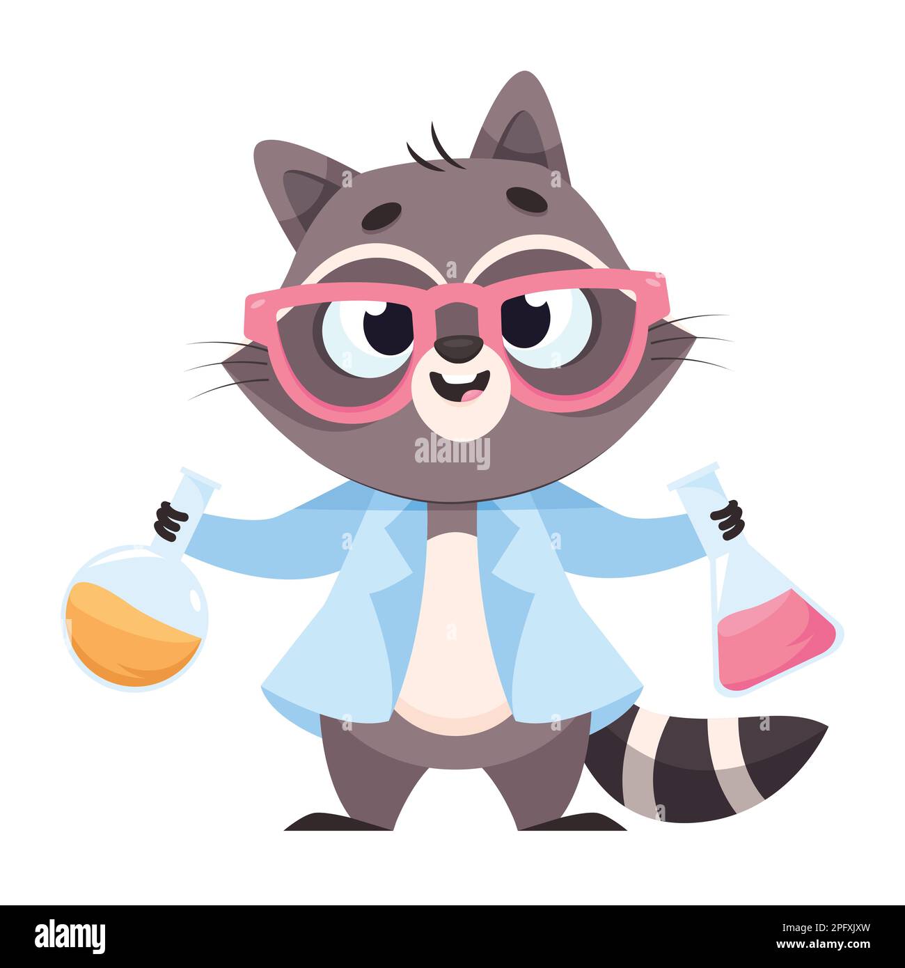 Head Of Racoon In Hipster Sunglasses Kawaii Animal Stock Illustration -  Download Image Now - iStock