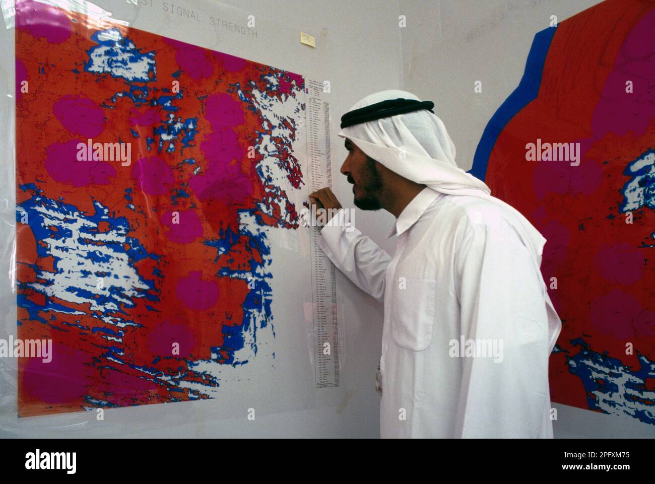 Dubai UAE Maps Of System Etisalat Digital Telephone Exchange Us System Stock Photo Alamy