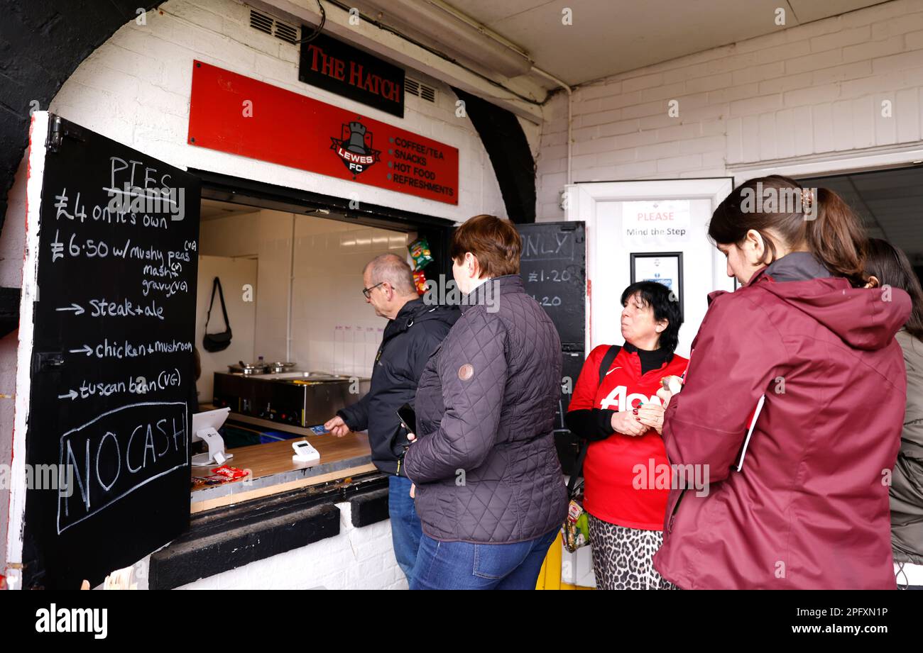 General view of a concession in the ground ahead of the Vitality Women