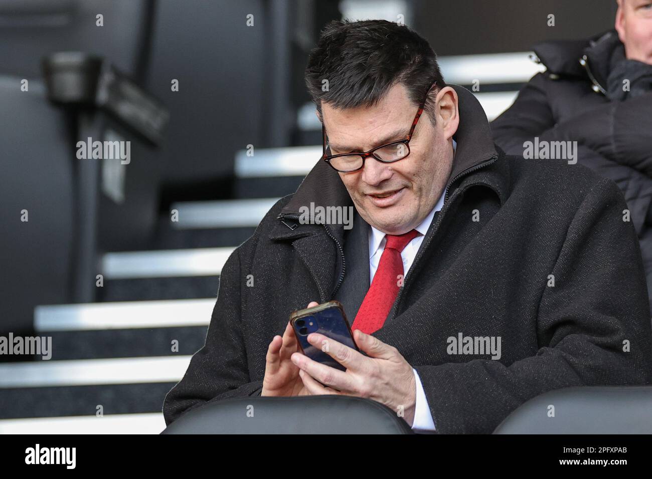 Mark Labbett TV Personality is in attendance during the Emirates FA Cup