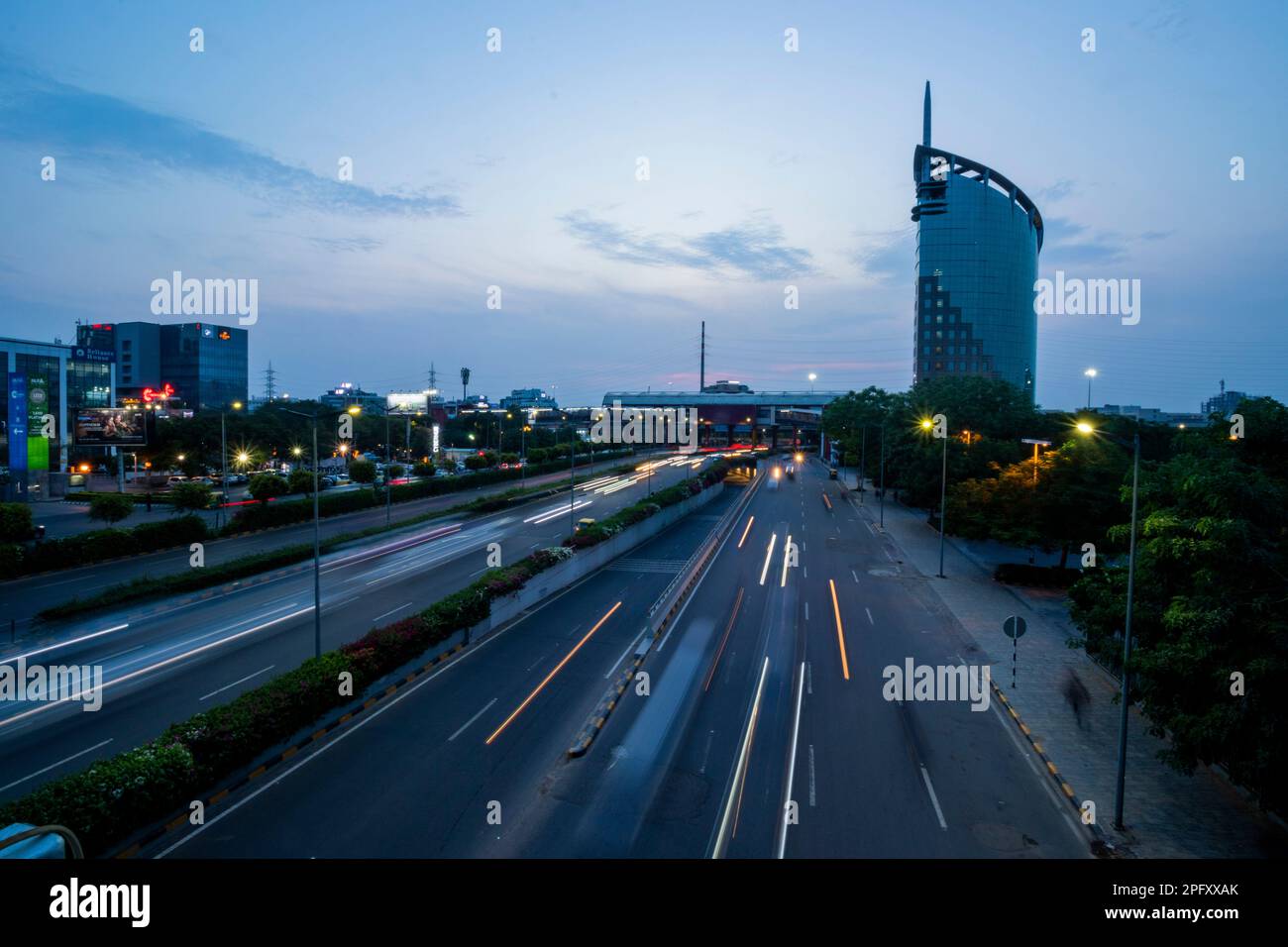 Cyber city in Gurgaon Stock Photo